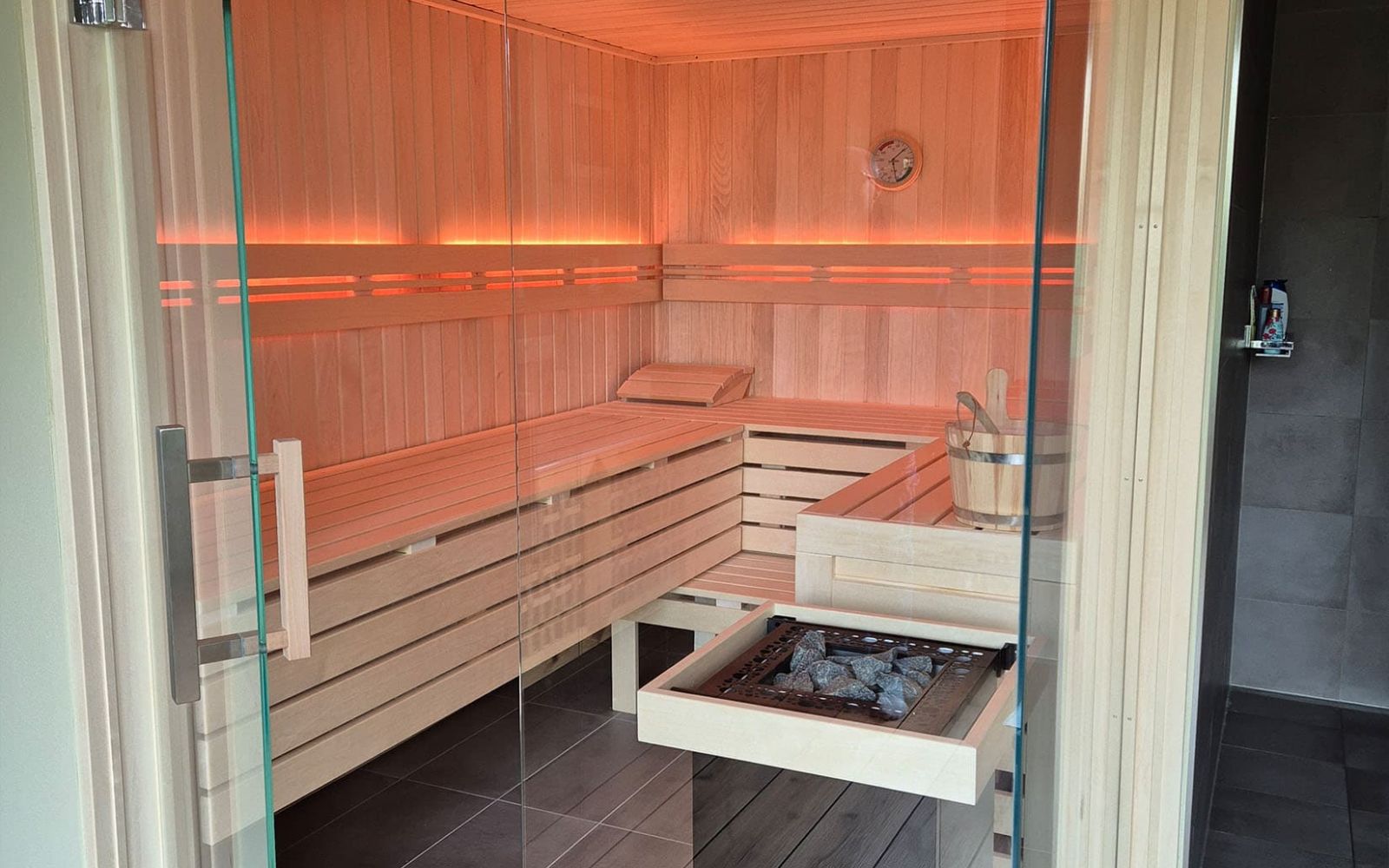moderne Sauna in Cracau